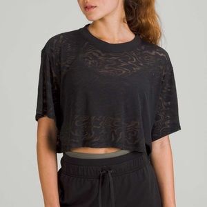 Lululemon Cates Tee - Black Veil